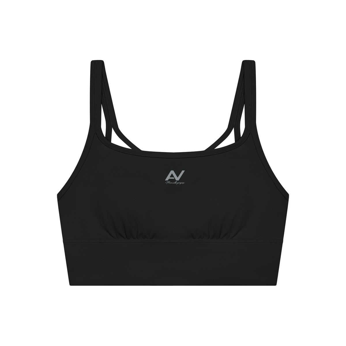 AV Women’s Cropped Yoga Tank Top – Cross Back Activewear