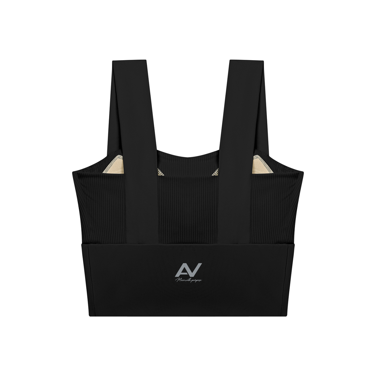 AV Women's Square Neck Yoga Crop Tank Top | Activewear