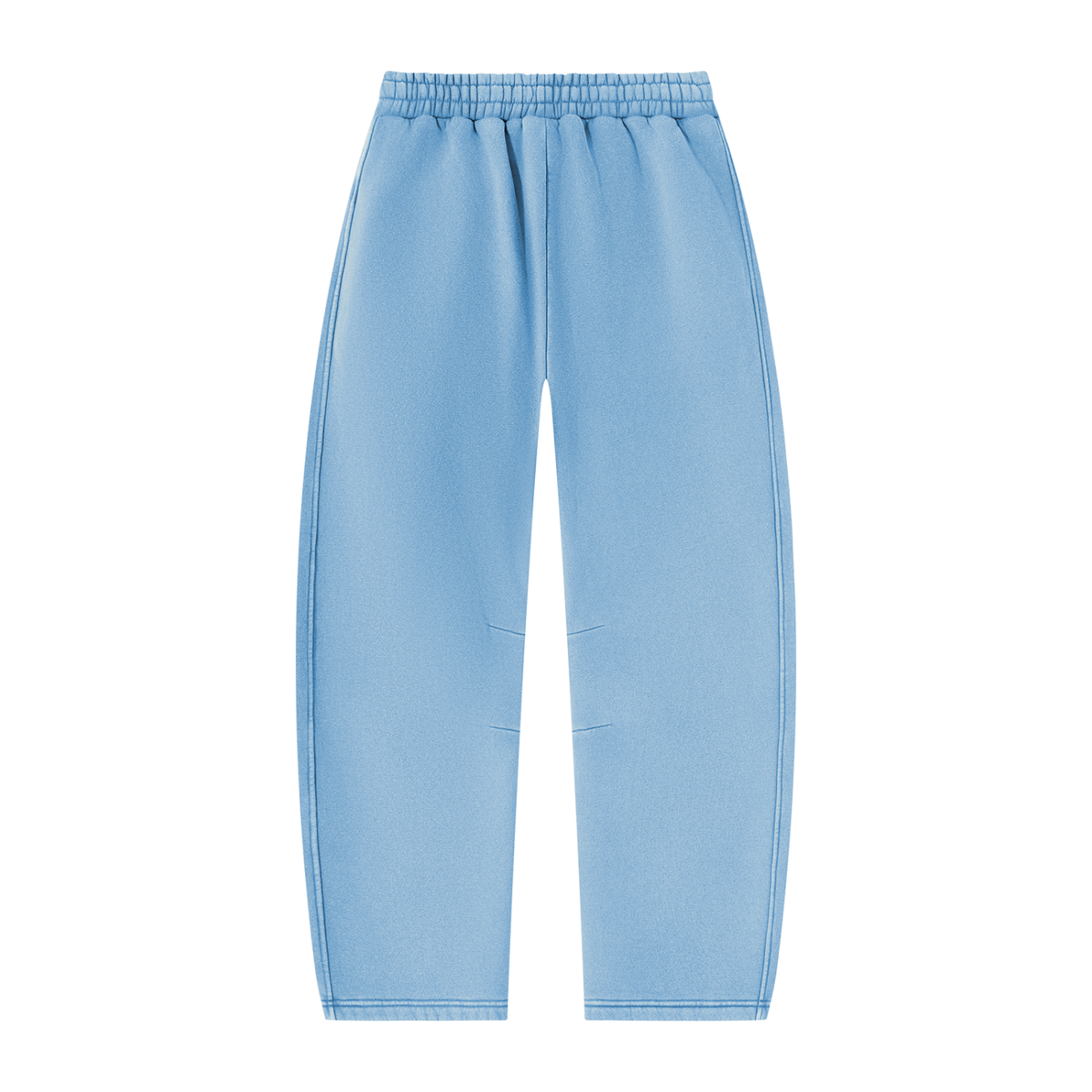 AV Girls Vintage Wash Barrel Leg Fleece Sweatpants – Unisex Relaxed Fit