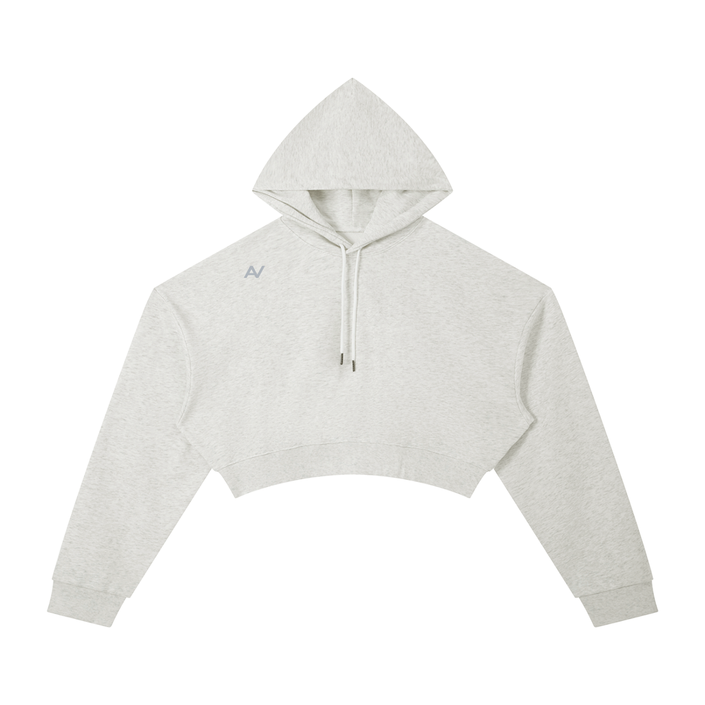 AV Girls Move With Purpose Cropped Hoodie – Black