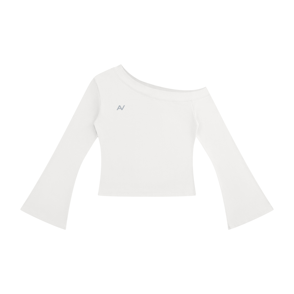 Girls Off-Shoulder Bell Sleeve T-Shirt