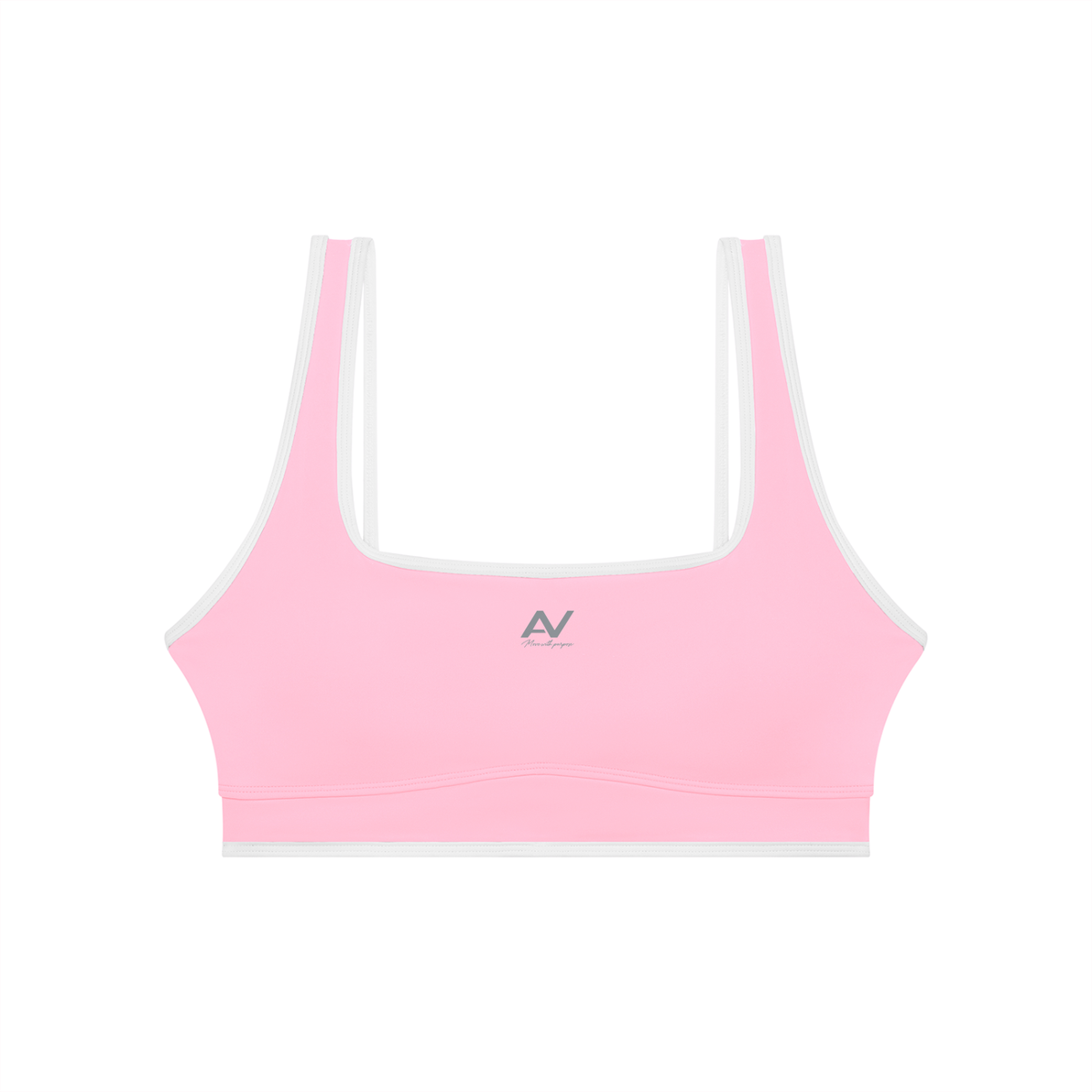AV Women’s Colour Block Yoga Sports Bra – Stylish Activewear