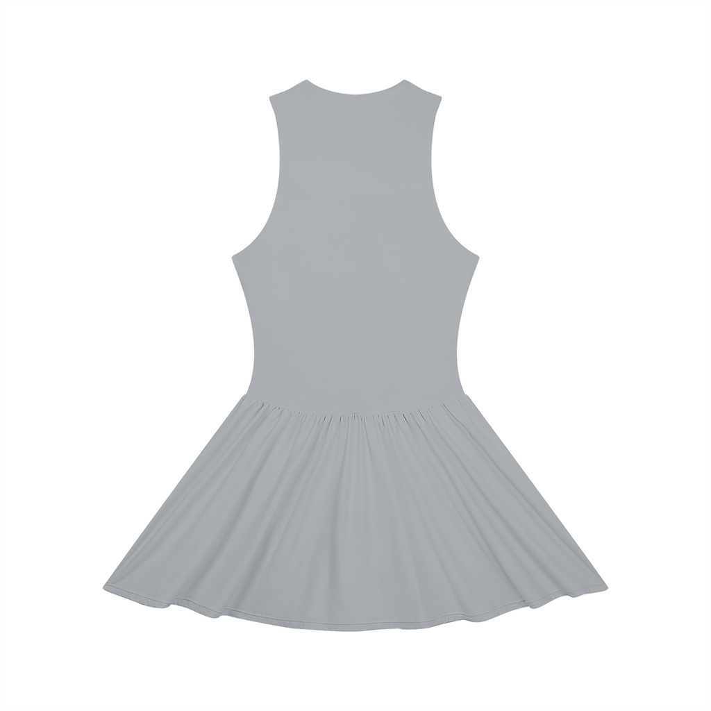 AV Girls Ruched Sleeveless Full-Zip Dress