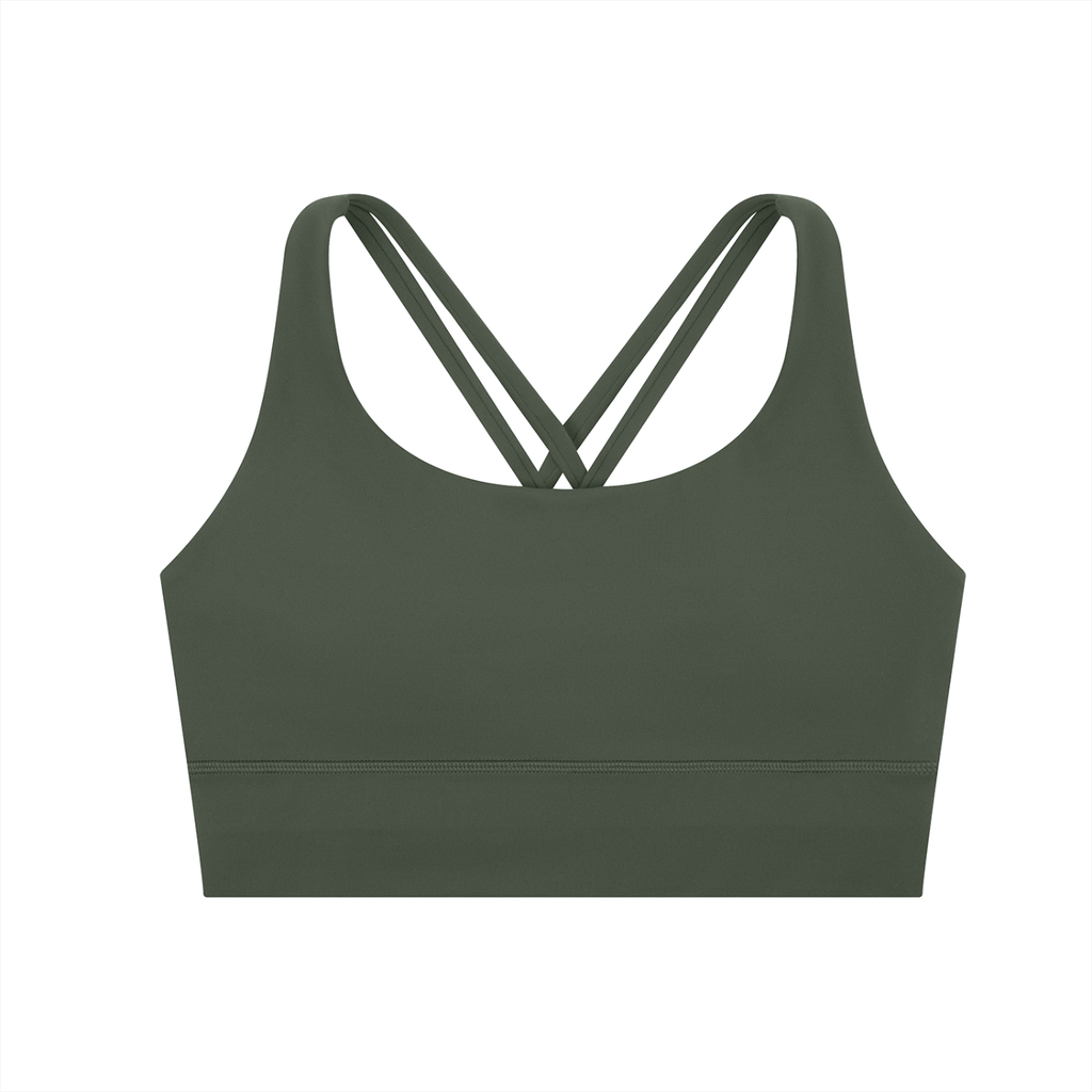 Strappy Criss-Cross Sports Bra
