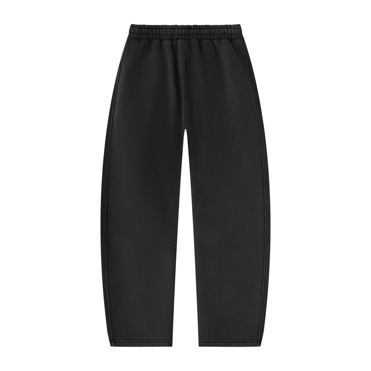 AV Girls Vintage Wash Barrel Leg Fleece Sweatpants – Unisex Relaxed Fit
