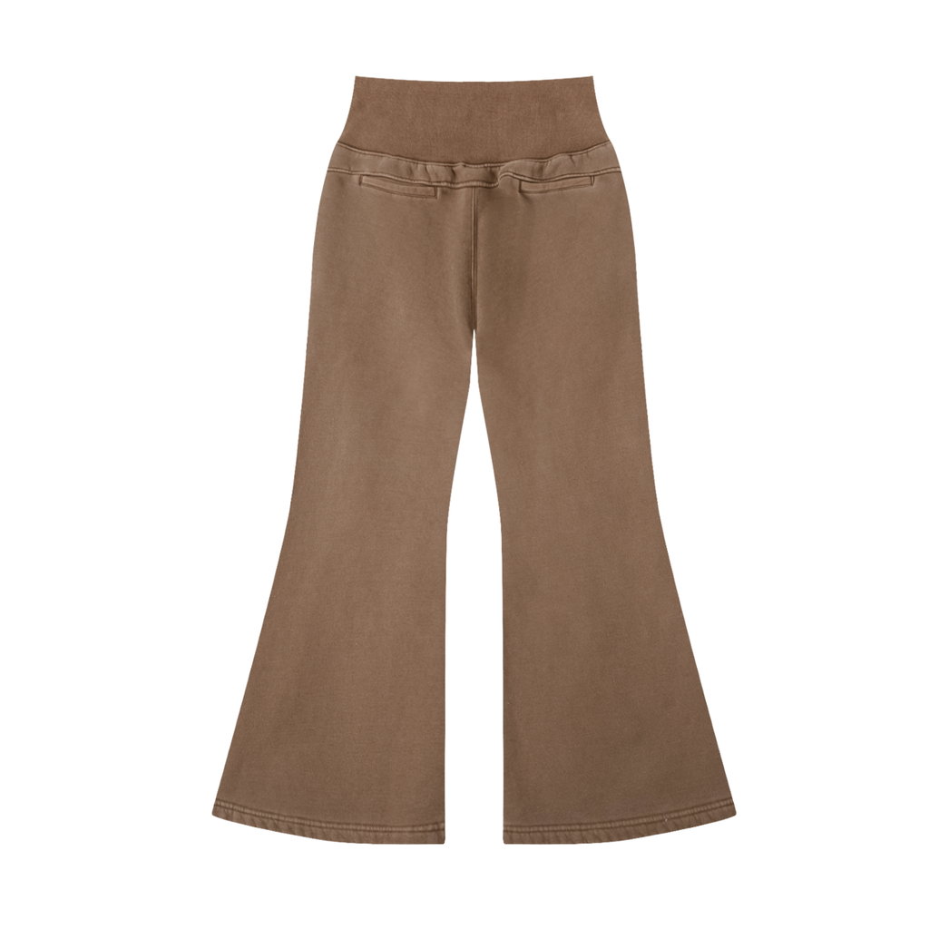 AV Vintage Washed Flared Fleece Trousers