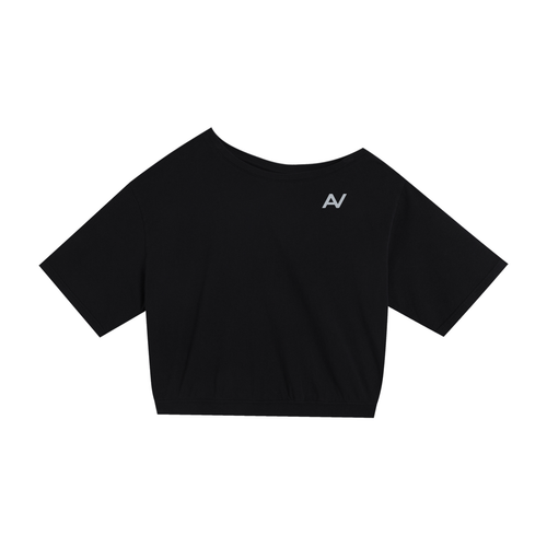 AV Asymmetric Shoulder Oversized Cotton T-Shirt