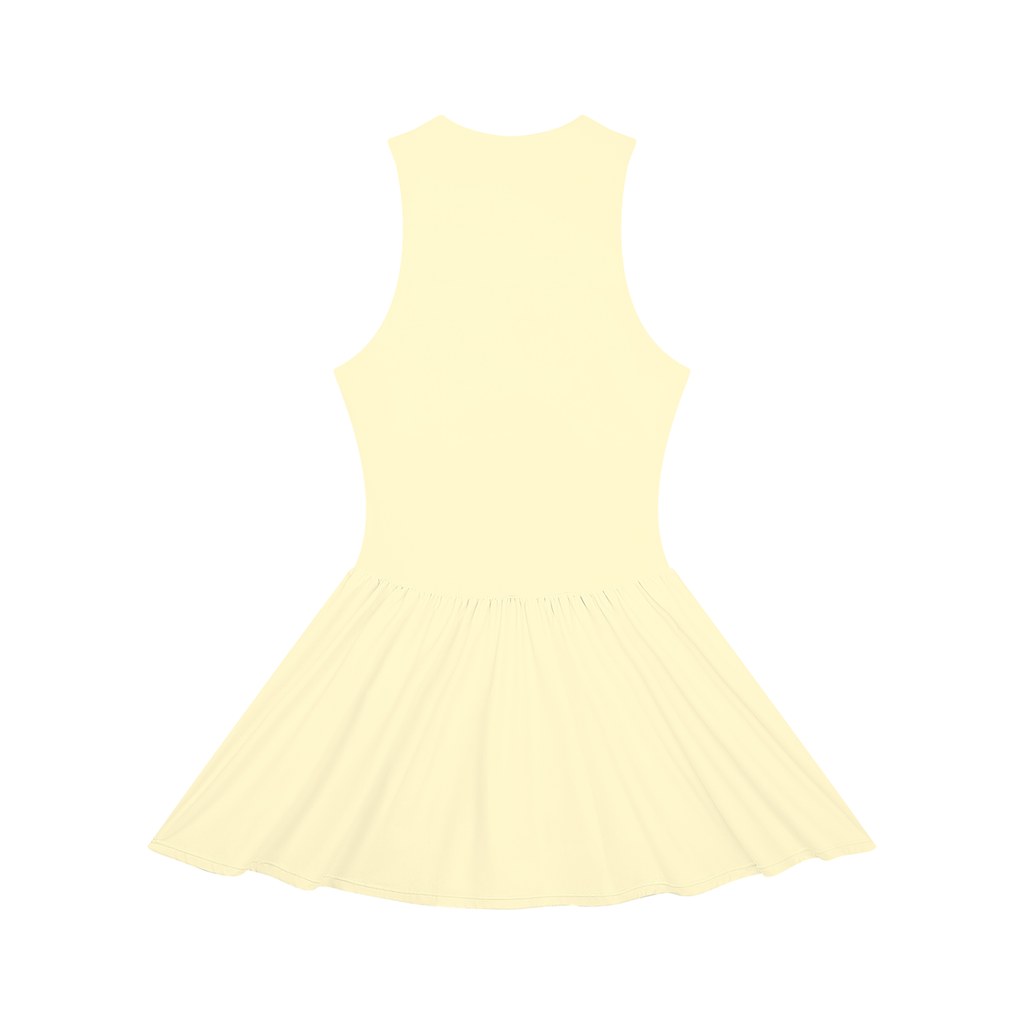 AV Girls Ruched Sleeveless Full-Zip Dress