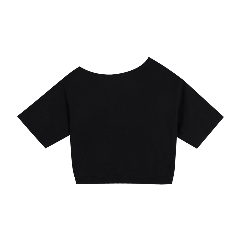 AV Asymmetric Shoulder Oversized Cotton T-Shirt