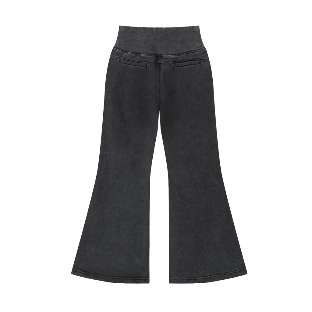 AV Vintage Washed Flared Fleece Trousers