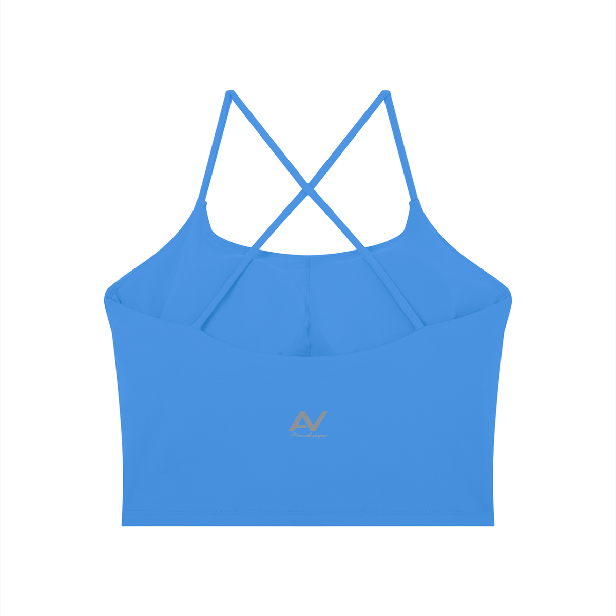 AV Women’s Cross-Back Yoga Tank Top – Elegant Activewear