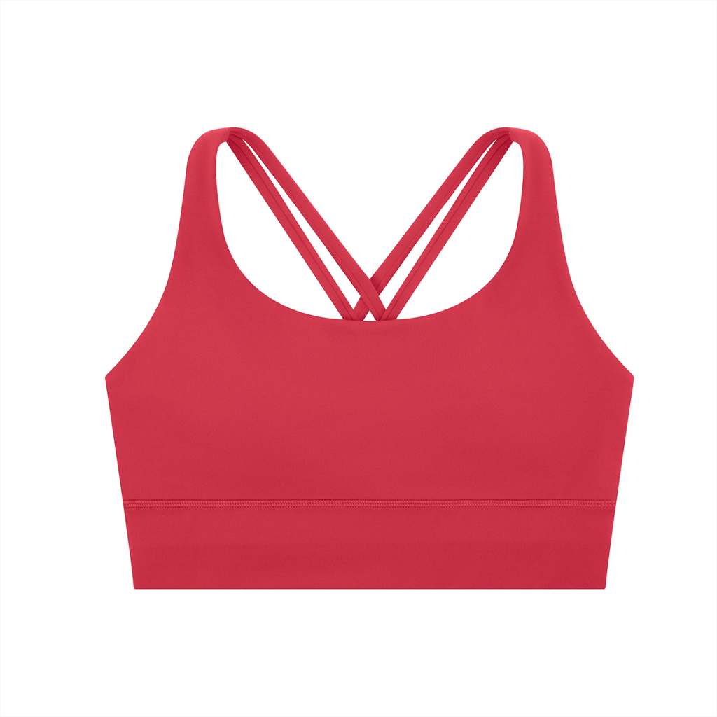 Strappy Criss-Cross Sports Bra