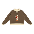 Christmas Teddy Bear Oversized Fleece Sweatshirt – Festive Collection