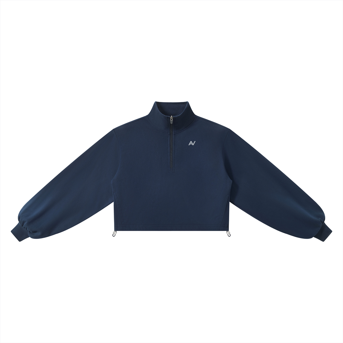 AV Mock-Neck Quarter-Zip Sweatshirt