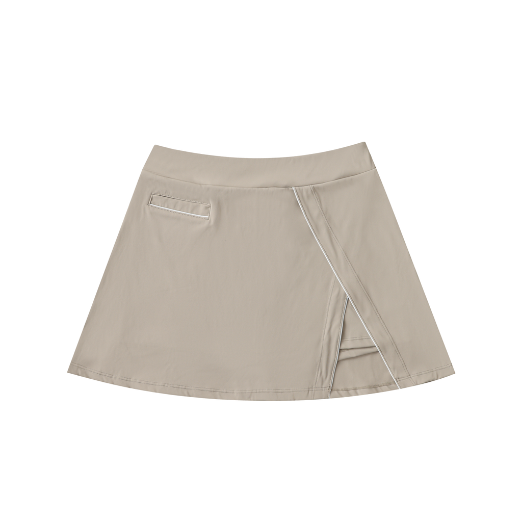 AV Girls High-Waisted A-Line Skort with Pockets