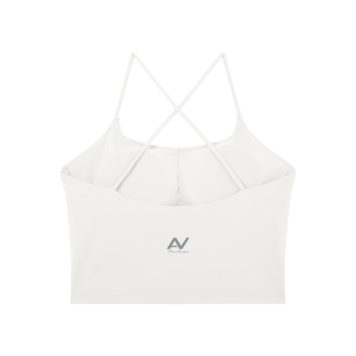 AV Women’s Cross-Back Yoga Tank Top – Elegant Activewear