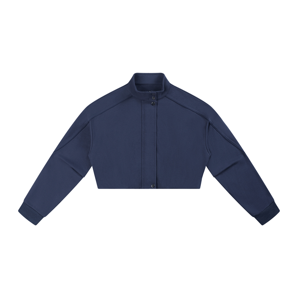 AV Girls Cropped Button-Front Jacket – Casual Streetwear